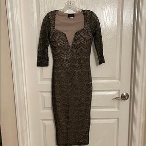 Elegant Black Lace Dress